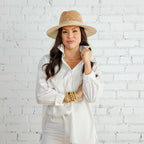 Caryn Lawn Preppy Shirt White