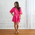 Caryn Lawn Lila Dress Pink