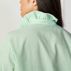 Caryn Lawn Sissy Seersucker Top Lime