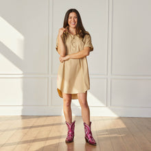 Load image into Gallery viewer, Jackie Dress Khaki