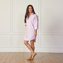 Load image into Gallery viewer, Preppy Contrast Pink Dress