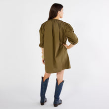 Load image into Gallery viewer, Caryn Lawn Asher Dress Olive