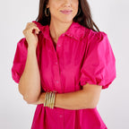 Caryn Lawn Smith Dress Pink