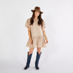 Caryn Lawn Smith Dress Khaki