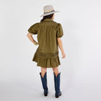 Caryn Lawn Smith Dress Olive