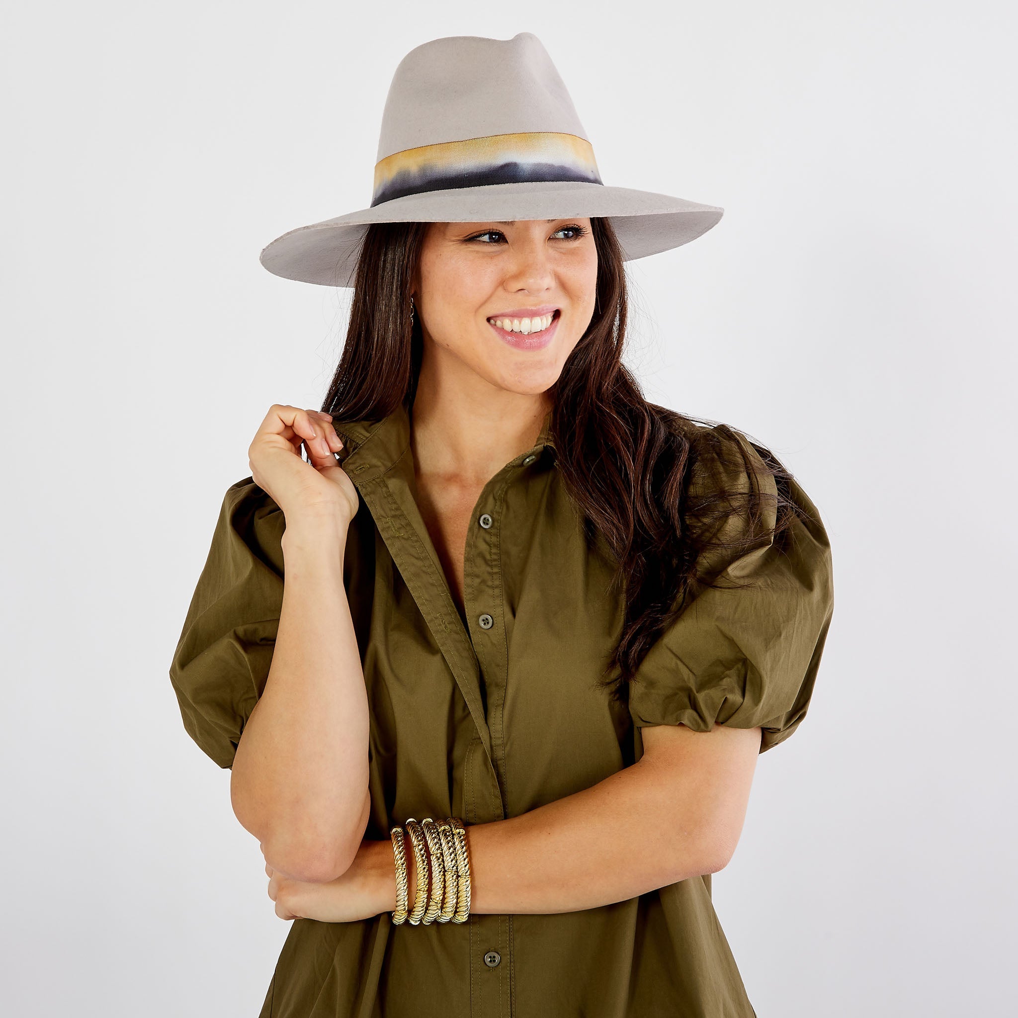 Caryn Lawn Smith Dress Olive