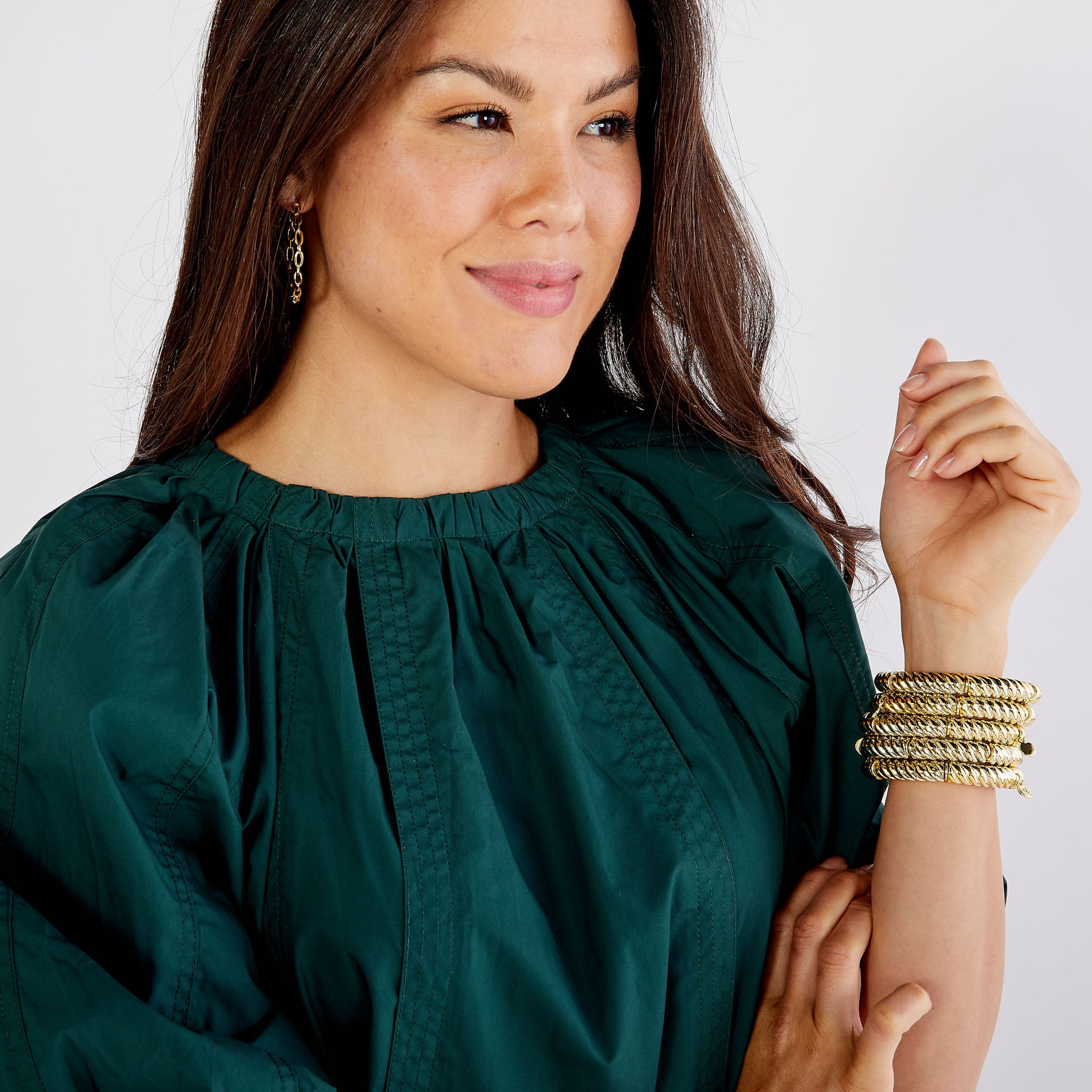 Caryn Lawn Blake Dress Forest
