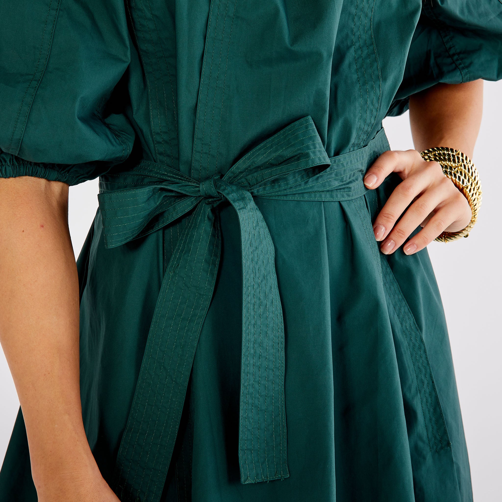Caryn Lawn Blake Dress Forest