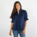 Caryn Lawn Lyle Top Navy