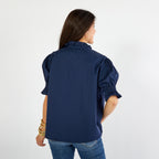 Caryn Lawn Lyle Top Navy