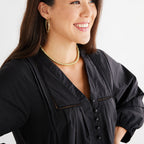 Caryn Lawn Stevie Dress Black