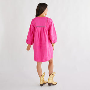 Caryn Lawn Stevie Dress Pink