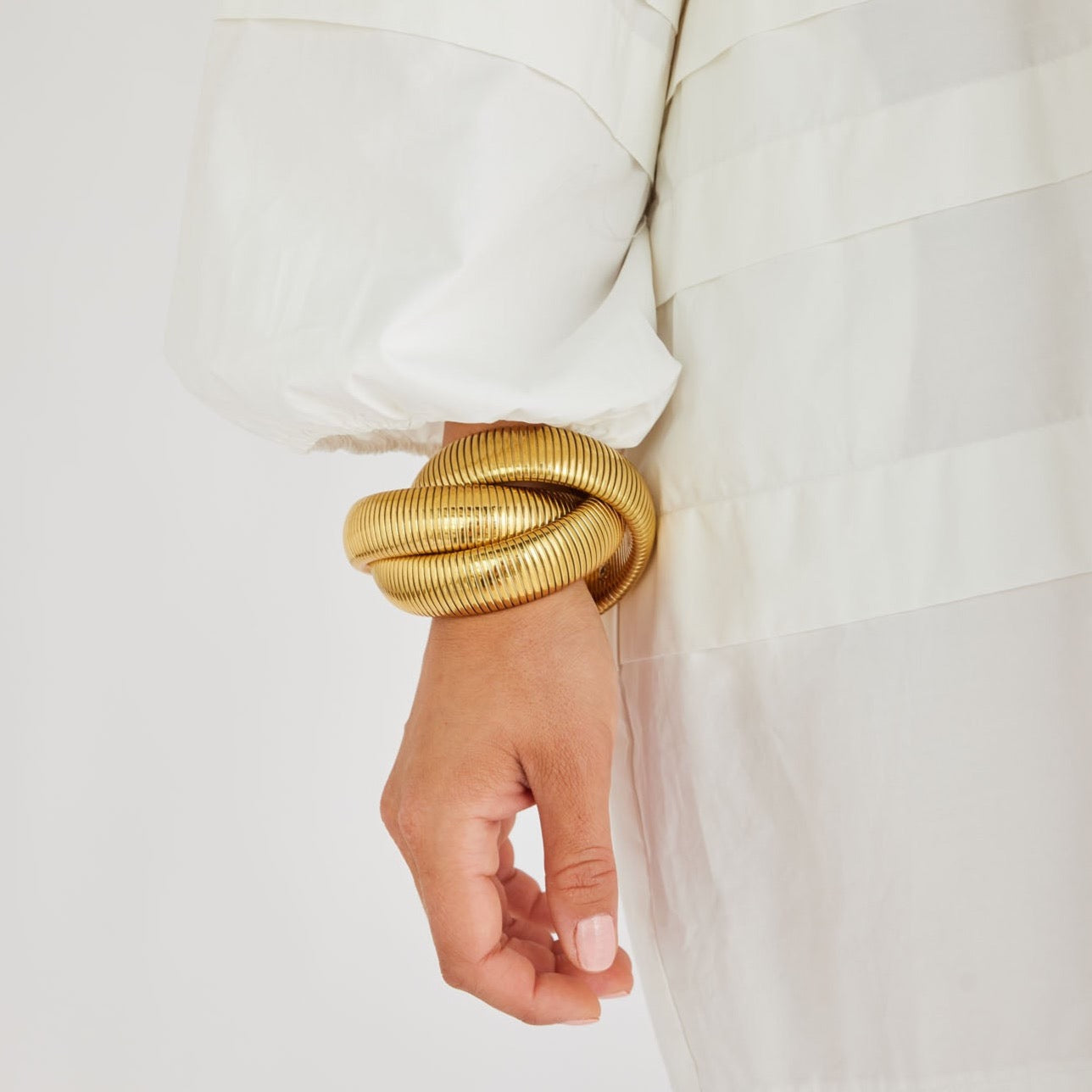 Caryn Lawn Trio Gold Bracelet Large