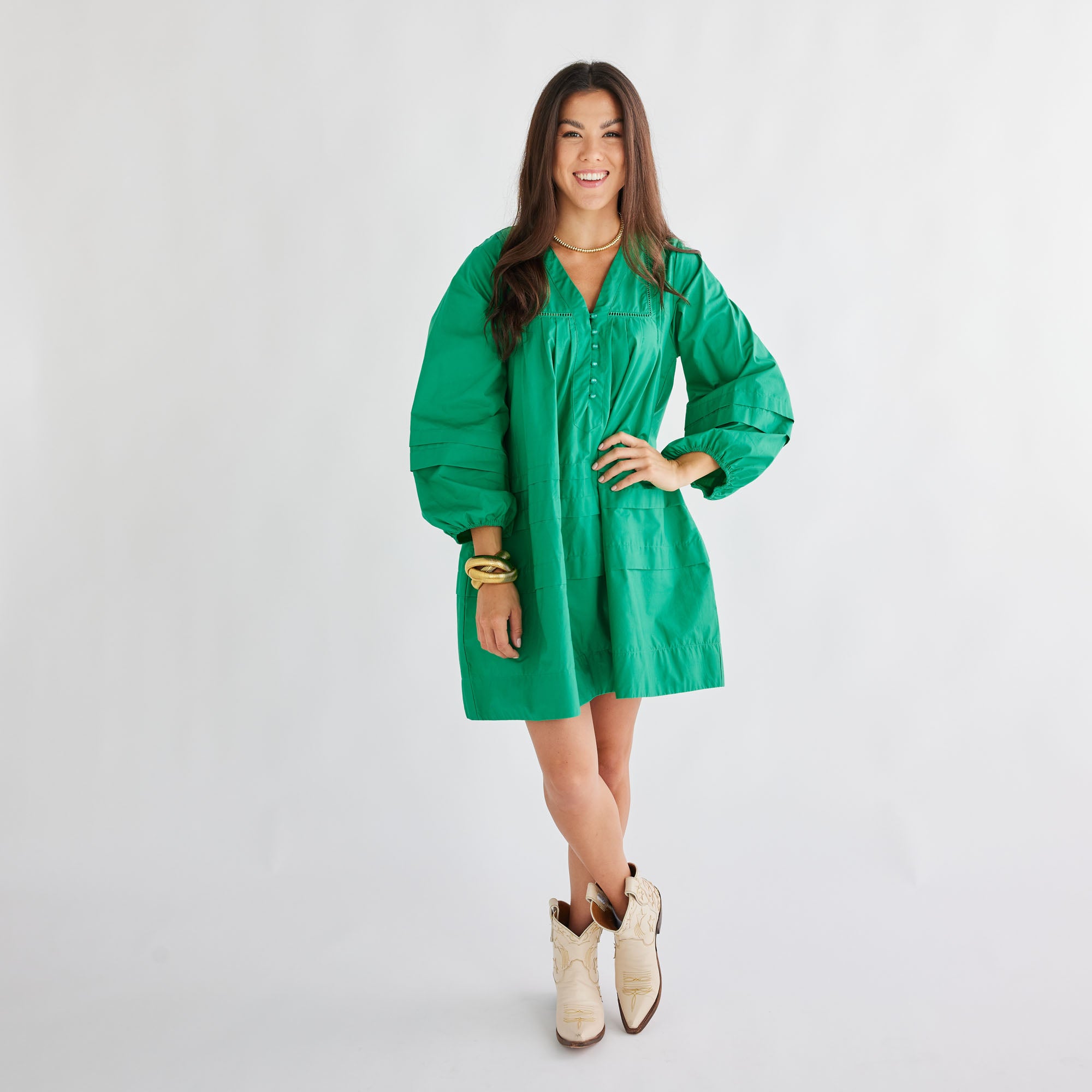 Caryn Lawn Stevie Dress Kelly