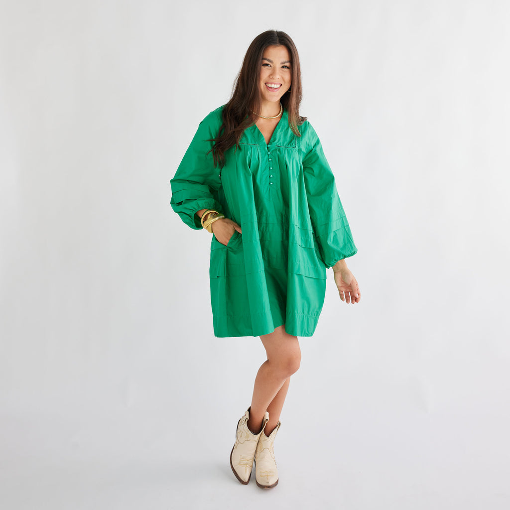Caryn Lawn Stevie Dress Kelly