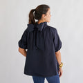 Caryn Lawn Ryan Bow Top Navy