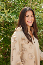 Caryn Lawn Audrey Dress Camel