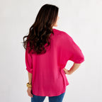 Caryn Lawn Betsy Top Rose