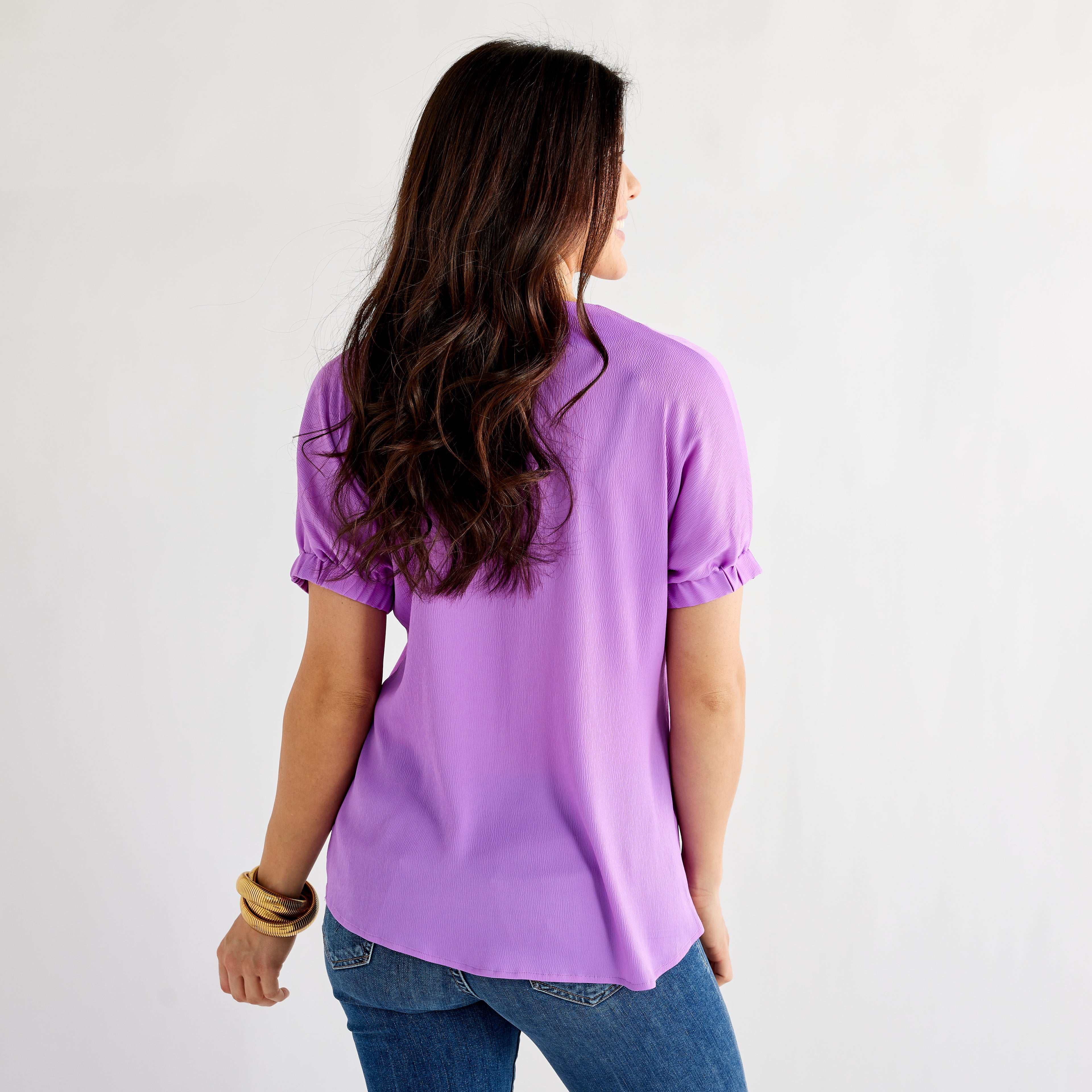 Caryn Lawn Betsy Top Lilac
