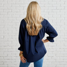 Load image into Gallery viewer, Caryn Lawn Kimberly Top with Velvet Midnight