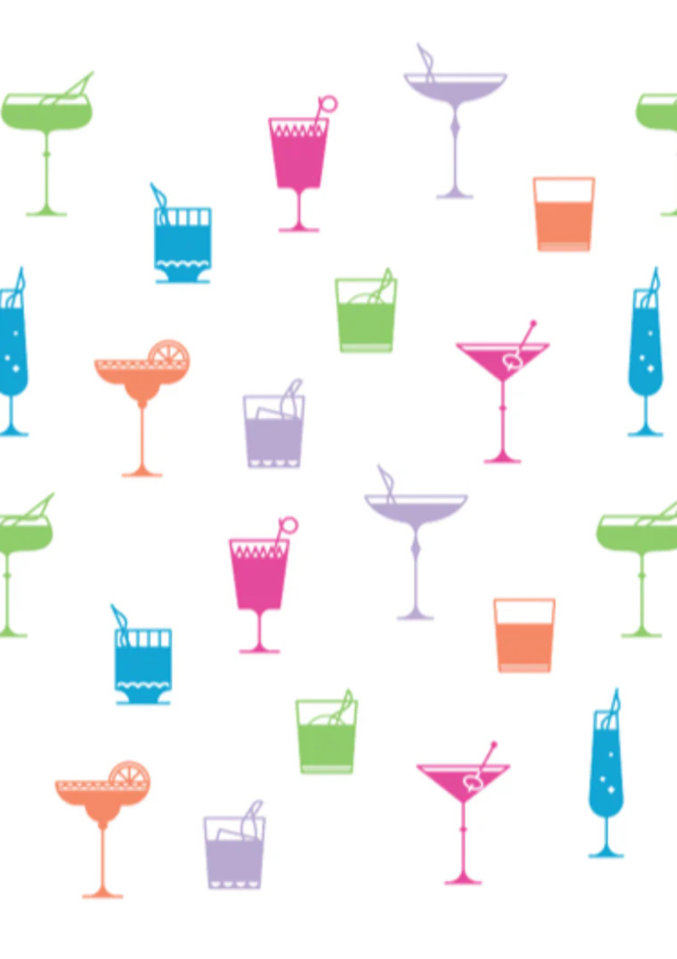 Caryn Lawn Cocktails PJ Set