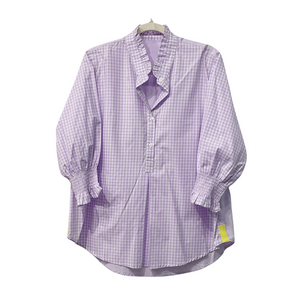 Caryn Lawn Kimberly Top Opposite Gingham Lavender