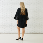 Caryn Lawn KERI SPARKLE DRESS BLACK