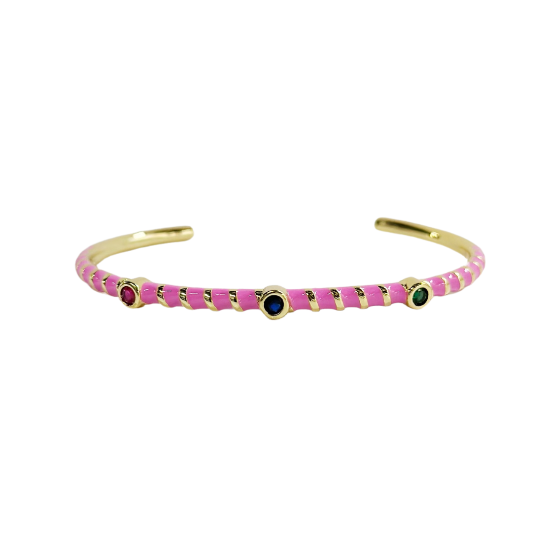 Caryn Lawn Ani Cuff Pink