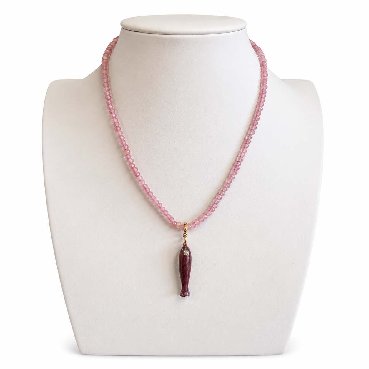 Sardinia Enamel Necklace Rose/Coco