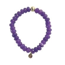 Load image into Gallery viewer, Caryn Lawn Palermo Stone Bracelet Purple
