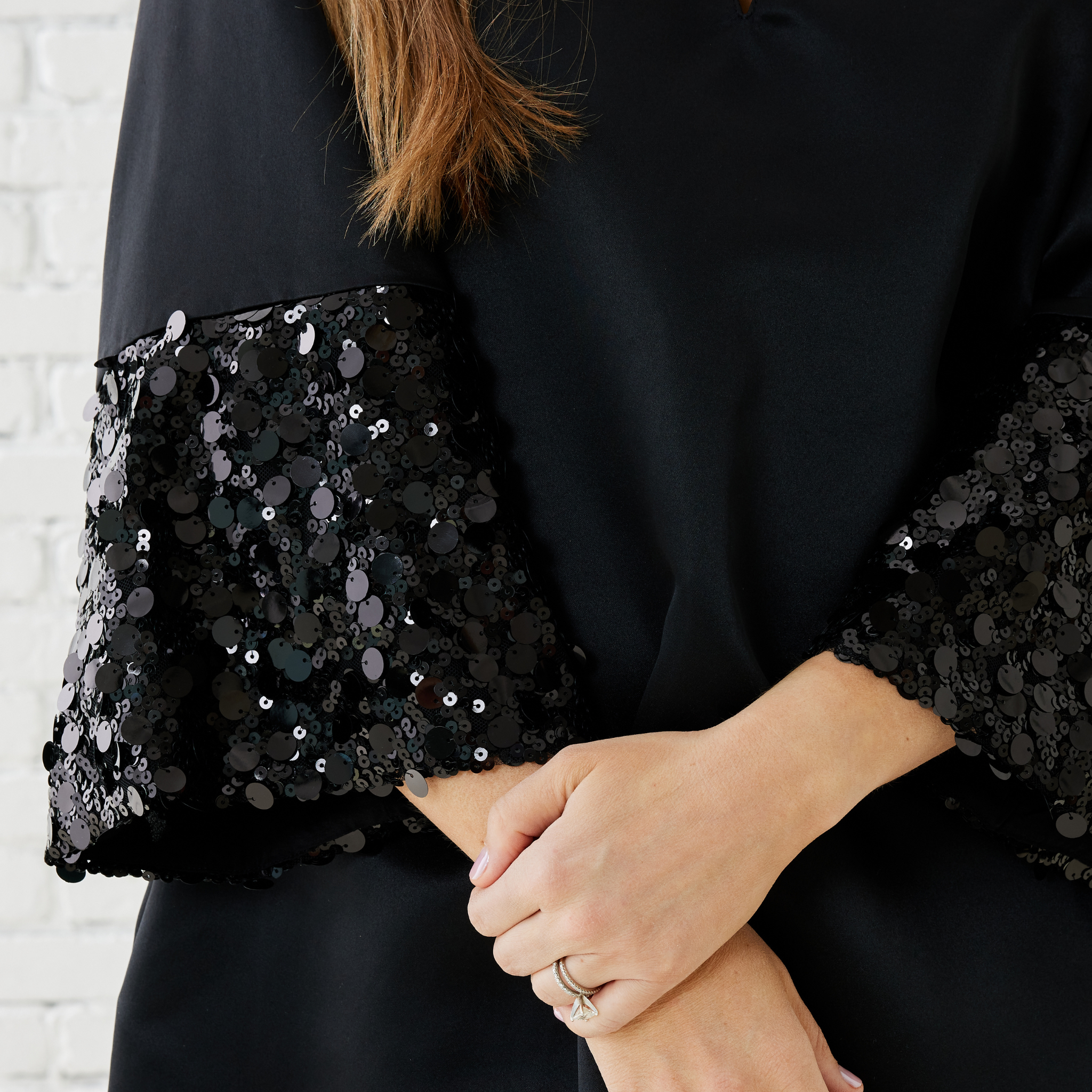 KERI SPARKLE DRESS BLACK Caryn Lawn KERI SPARKLE DRESS BLACK Caryn Lawn