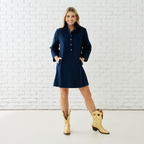 Caryn Lawn CHLOE DRESS NAVY