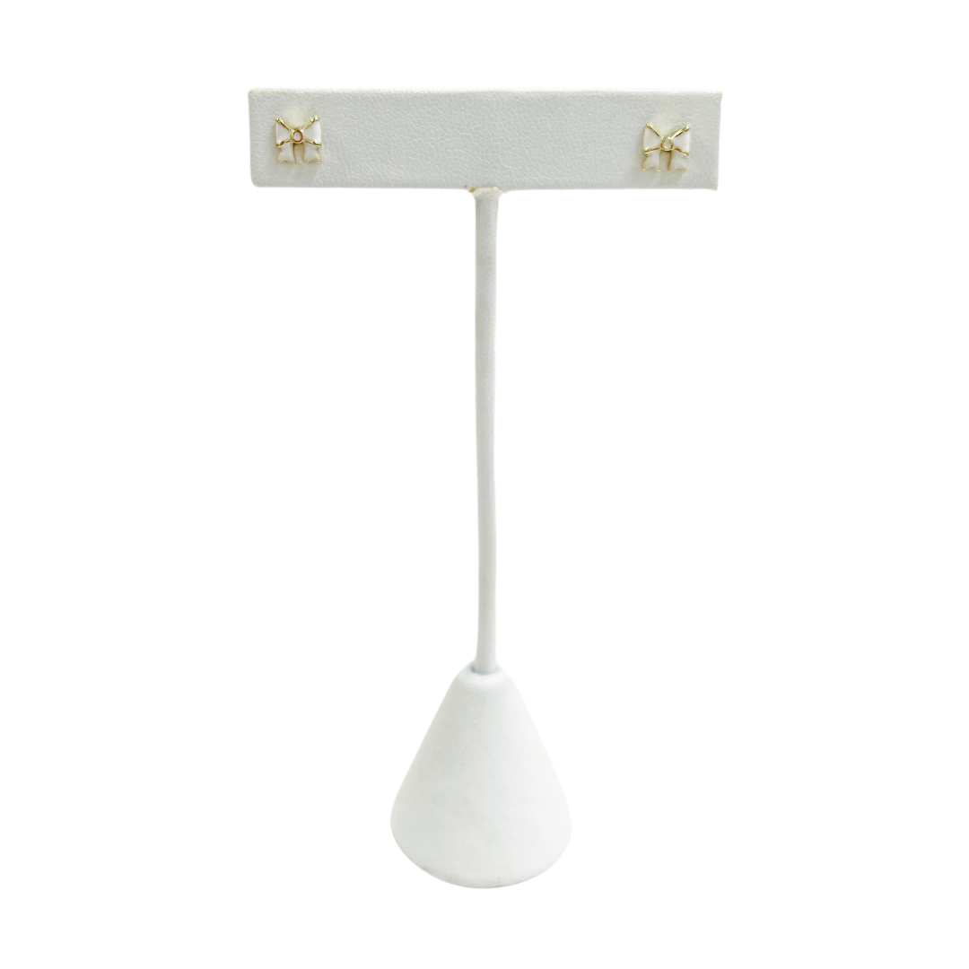 Caryn Lawn Teeny Tiny Flower Earring White