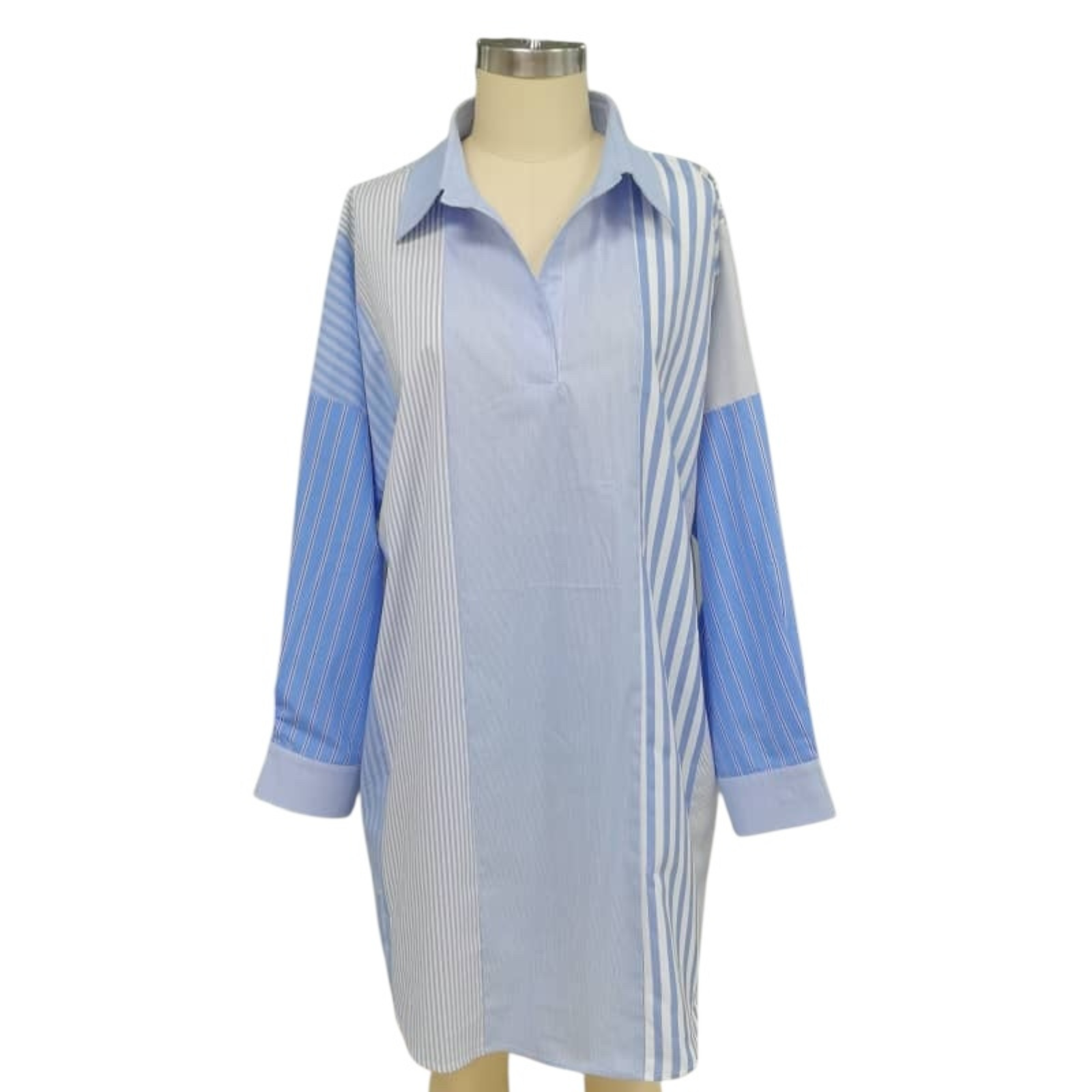 Caryn Lawn Preppy Patchwork Blue