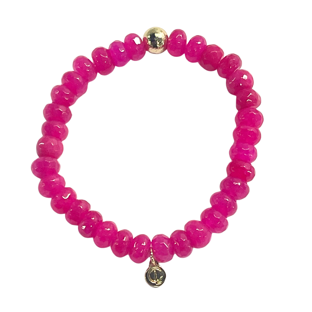 Caryn Lawn Palermo Bracelet Hot Pink