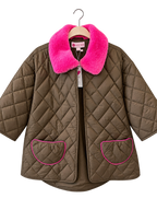 Penny Fur Puffer Mocha