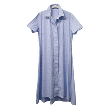 Load image into Gallery viewer, Caryn Lawn Millie Dress Long Blue Stripe