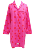 Caryn Lawn Pink/red star Sleep Shirt