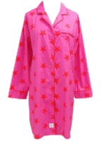 Caryn Lawn Pink/red star Sleep Shirt