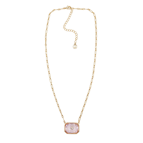 Caryn Lawn Grace Necklace Light Pink