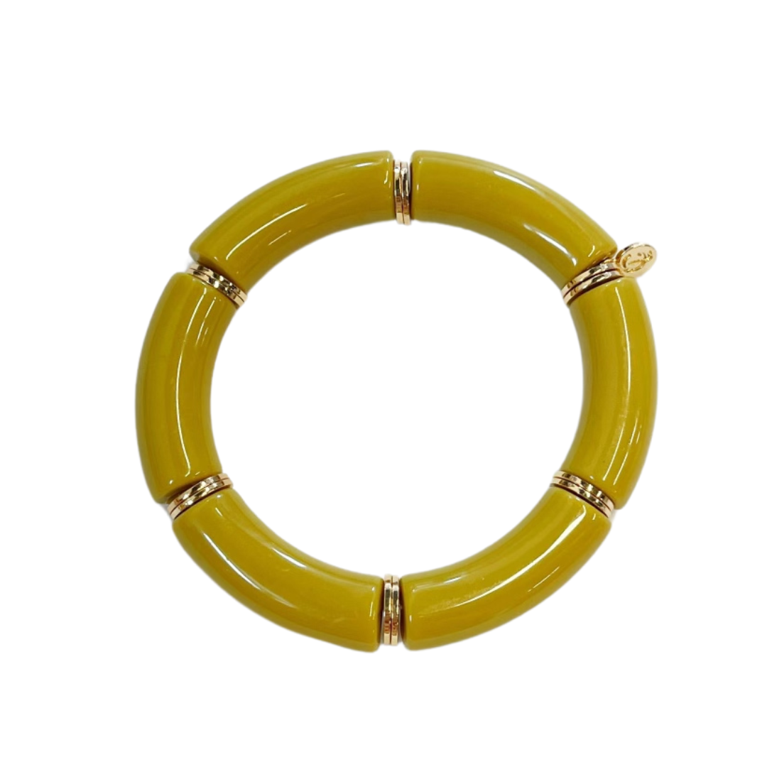 Caryn Lawn Palm Beach Bracelet Thick Olive