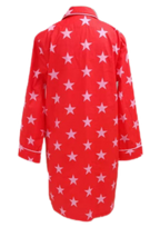 Caryn Lawn Red/pink star Sleep Shirt