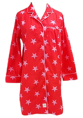 Caryn Lawn Red/pink star Sleep Shirt
