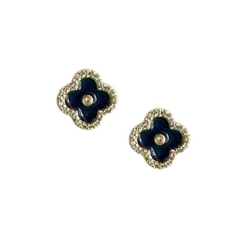 Caryn Lawn Chloe Stud Navy