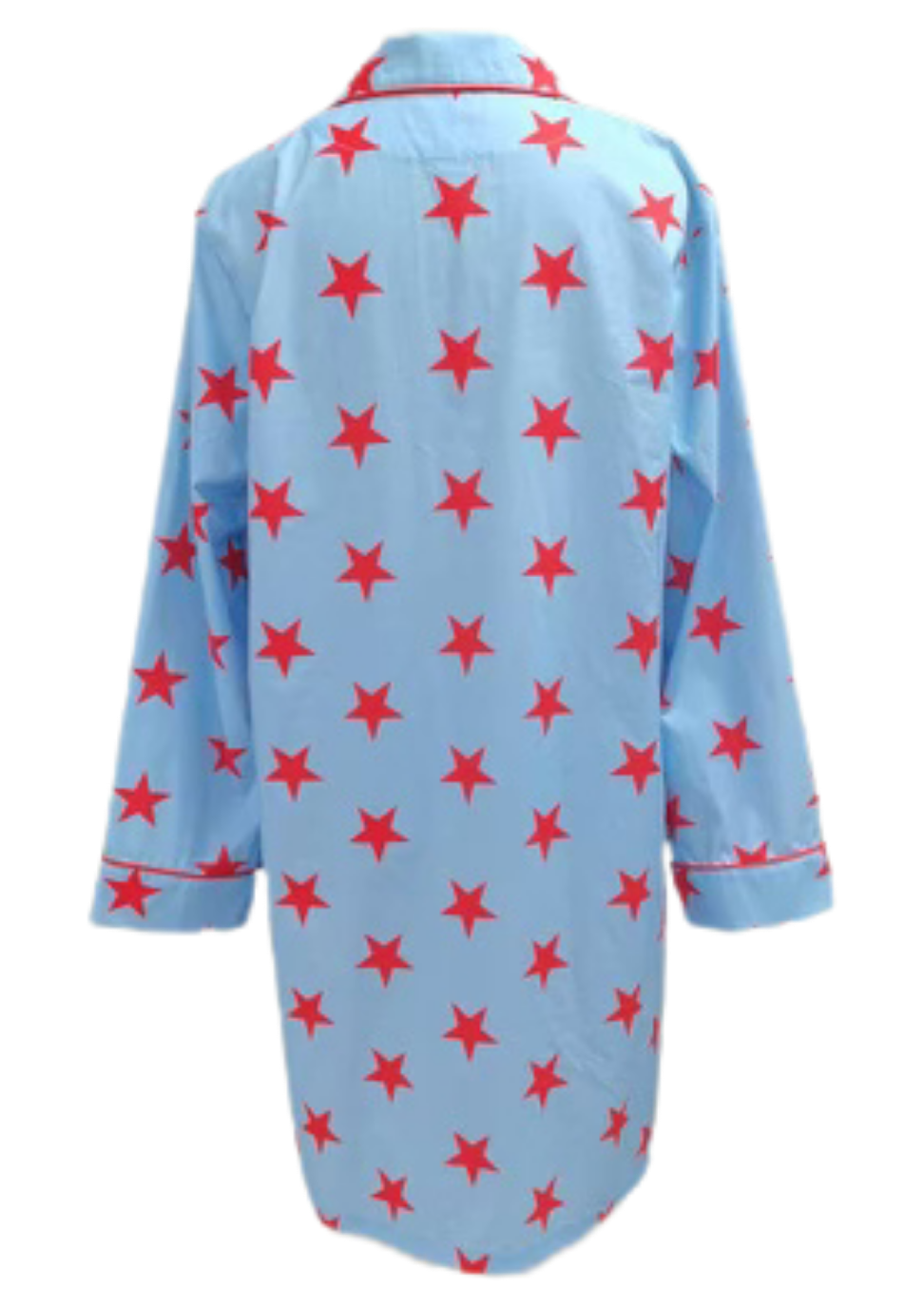Caryn Lawn Blue/red star Sleep Shirt
