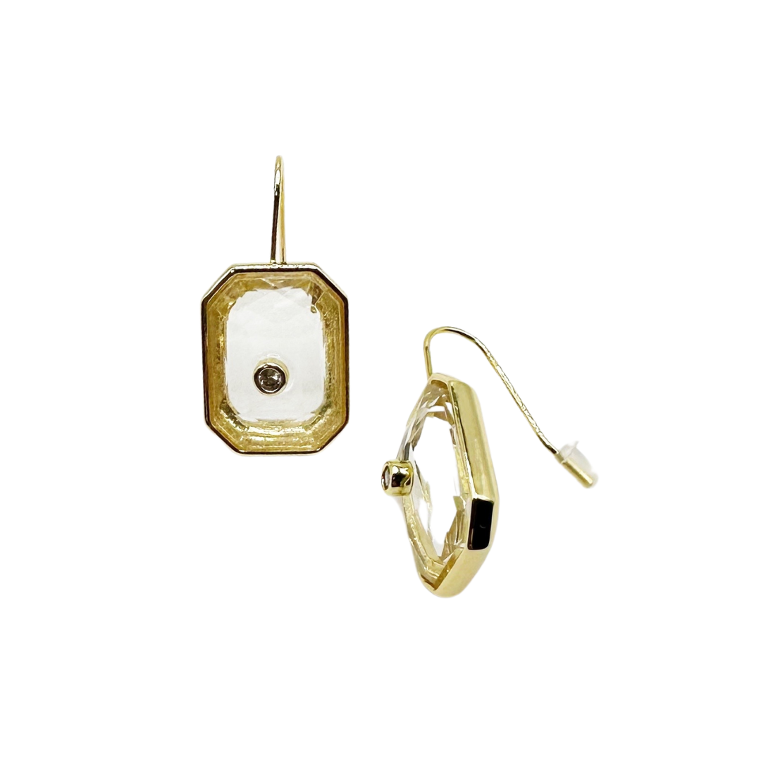 Caryn Lawn Grace Earring Clear