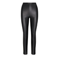 Caryn Lawn Commando Faux Leather Legging Black