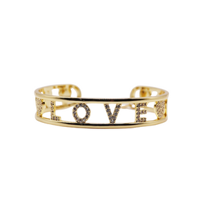 Caryn Lawn Love CZ Cuff