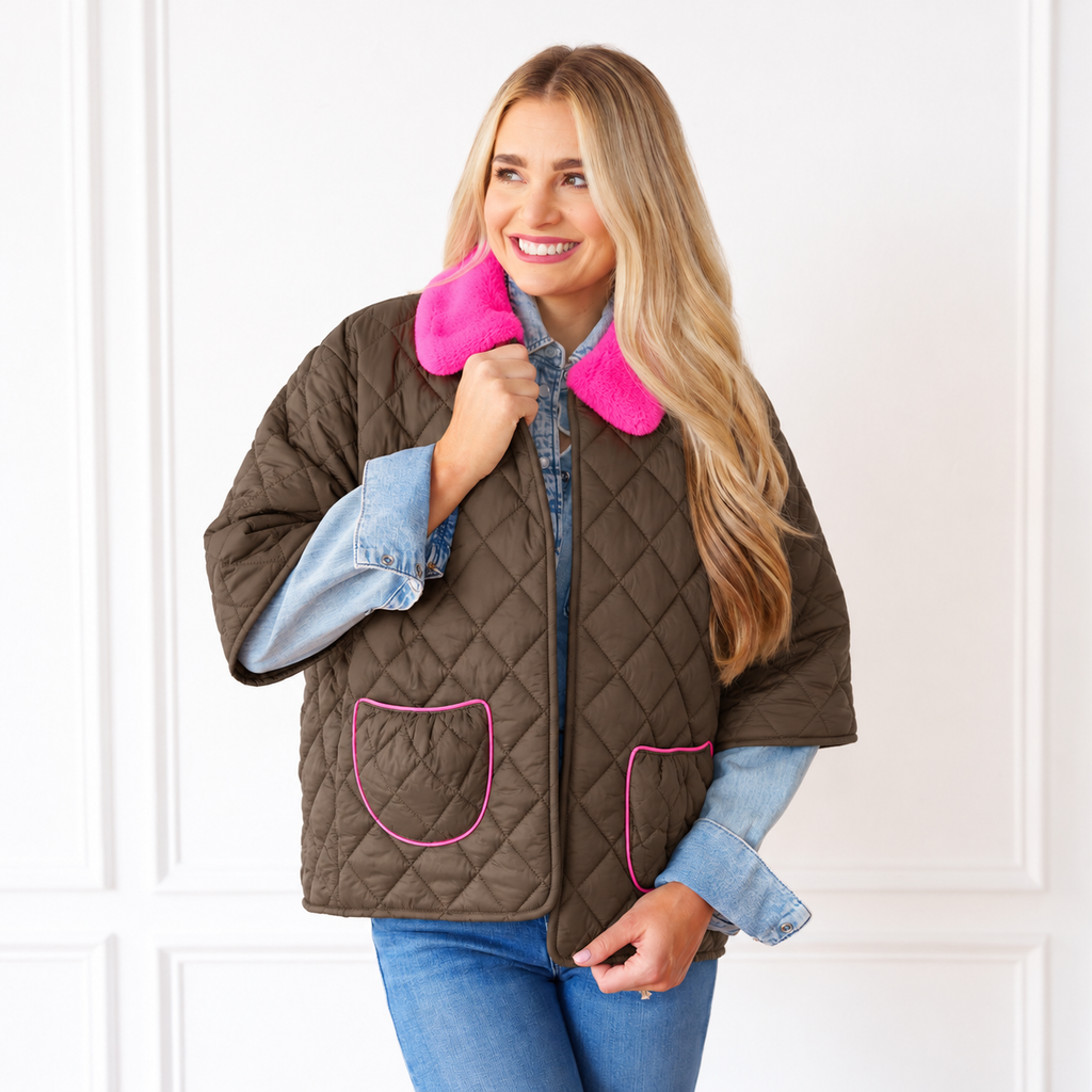 Penny Fur Puffer Mocha