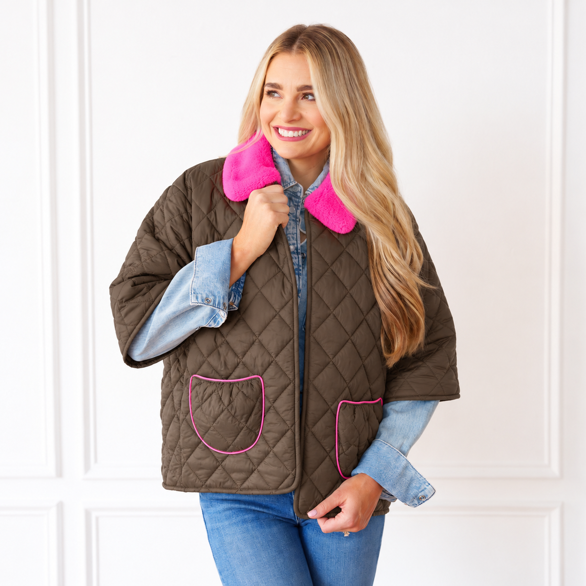 Penny Fur Puffer Mocha